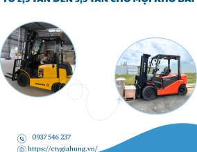 Giải Pháp Nâng Hạ Toàn Diện: Từ 2,5 Tấn Đến 3,5 Tấn Cho Mọi Kho Bãi