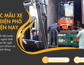 Top Các Mẫu Xe Nâng Điện Phổ Biến Hiện Nay – Giải Pháp Tối Ưu Cho Kho Vận