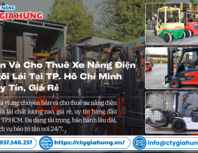 Bán Và Cho Thuê Xe Nâng Điện Ngồi Lái Tại TP. Hồ Chí Minh | Uy Tín, Giá Rẻ 