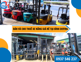 Bán và cho thuê xe nâng giá rẻ tại Bình Dương