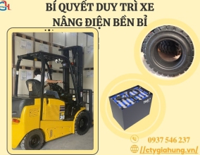 BÍ QUYẾT DUY TRÌ XE NÂNG ĐIỆN BỀN BỈ: PHỤ TÙNG CẦN THAY THẾ THƯỜNG XUYÊN & CÁCH TỐI ƯU TỪ XE NÂNG GIA HƯNG