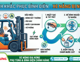 Bình Điện Xe Nâng Bị Nóng: Nguyên Nhân Và Cách Khắc Phục