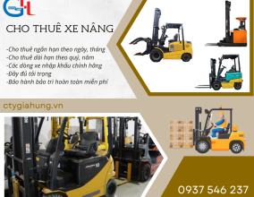 Cho thuê xe nâng rẻ nhất Bình Dương chỉ từ 10tr/tháng.