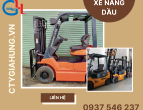 Xe nâng dầu nhập khẩu giá rẻ 