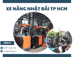 Xe nâng Nhật bãi giá tốt tại TP. Hồ Chí Minh – Giải pháp tiết kiệm, vận hành bền bỉ