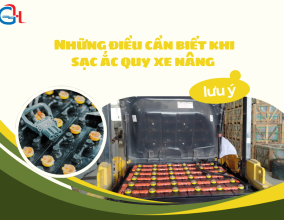 Những điều cần biết khi sạc ắc quy xe nâng 