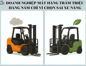 DOANH NGHIỆP MẤT HẰNG TRĂM TRIỆU HÀNG NĂM CHỈ VÌ CHỌN SAI XE NÂNG 