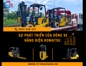 Sự Phát Triển Của Dòng Xe Nâng Điện Komatsu Trên Thị Trường