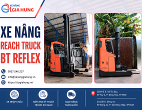 Xe Nâng Reach Truck BT Reflex – Giải Pháp Cho Kho Kệ Cao