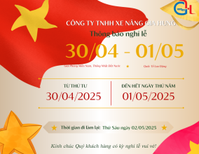 Thông báo lịch nghỉ lễ 30/04 - 01/05 
