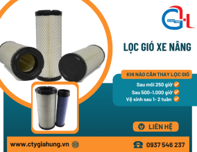 Lọc gió xe nâng – Tầm quan trọng và thời điểm cần thay mới