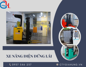 Lợi ích của xe nâng điện đứng lái trong các kho hàng hiện đại