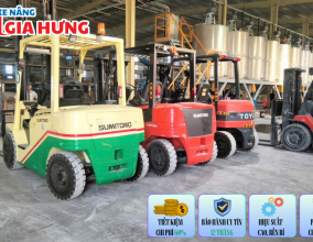 Xe Nâng Điện Cũ Giá Rẻ, Nhập Khẩu Nhật Bản 90-95% | Gia Hưng
