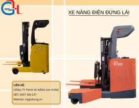 Xe nâng điện đứng lái và an toàn làm việc trong kho: Giải pháp hiệu quả cho nâng hàng chuyên nghiệp