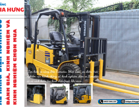  Xe Nâng Điện Komatsu: Đánh Giá, Ưu Điểm & Kinh Nghiệm Chọn Mua
