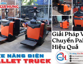 Xe Nâng Điện Pallet Truck – Giải Pháp Vận Chuyển Pallet Hiệu Quả