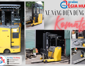Xe Nâng Điện Đứng Lái Komatsu: Giải Pháp Mới Cho Kho Hàng Hẹp