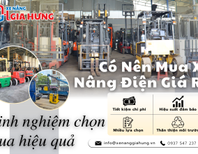 Có Nên Mua Xe Nâng Điện Giá Rẻ Hay Không? Kinh Nghiệm Chọn Mua Hiệu Quả