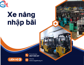 Xe nâng nhập bãi giá rẻ tại Bình Dương, Tp Hồ Chí Minh