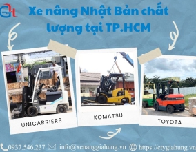 Xe nâng Nhật Bản chất lượng tại TP.HCM