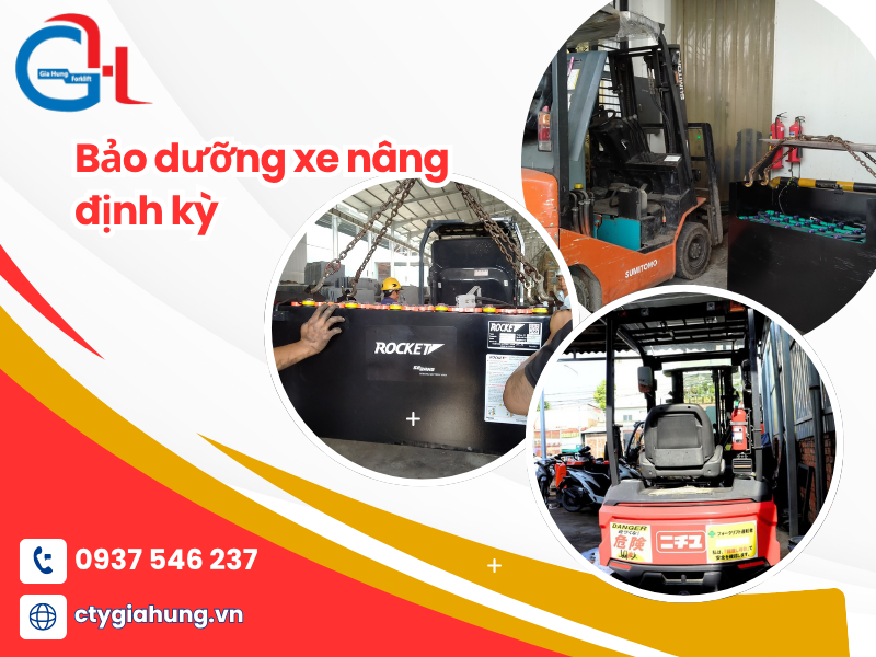 Bảo dưỡng xe nâng