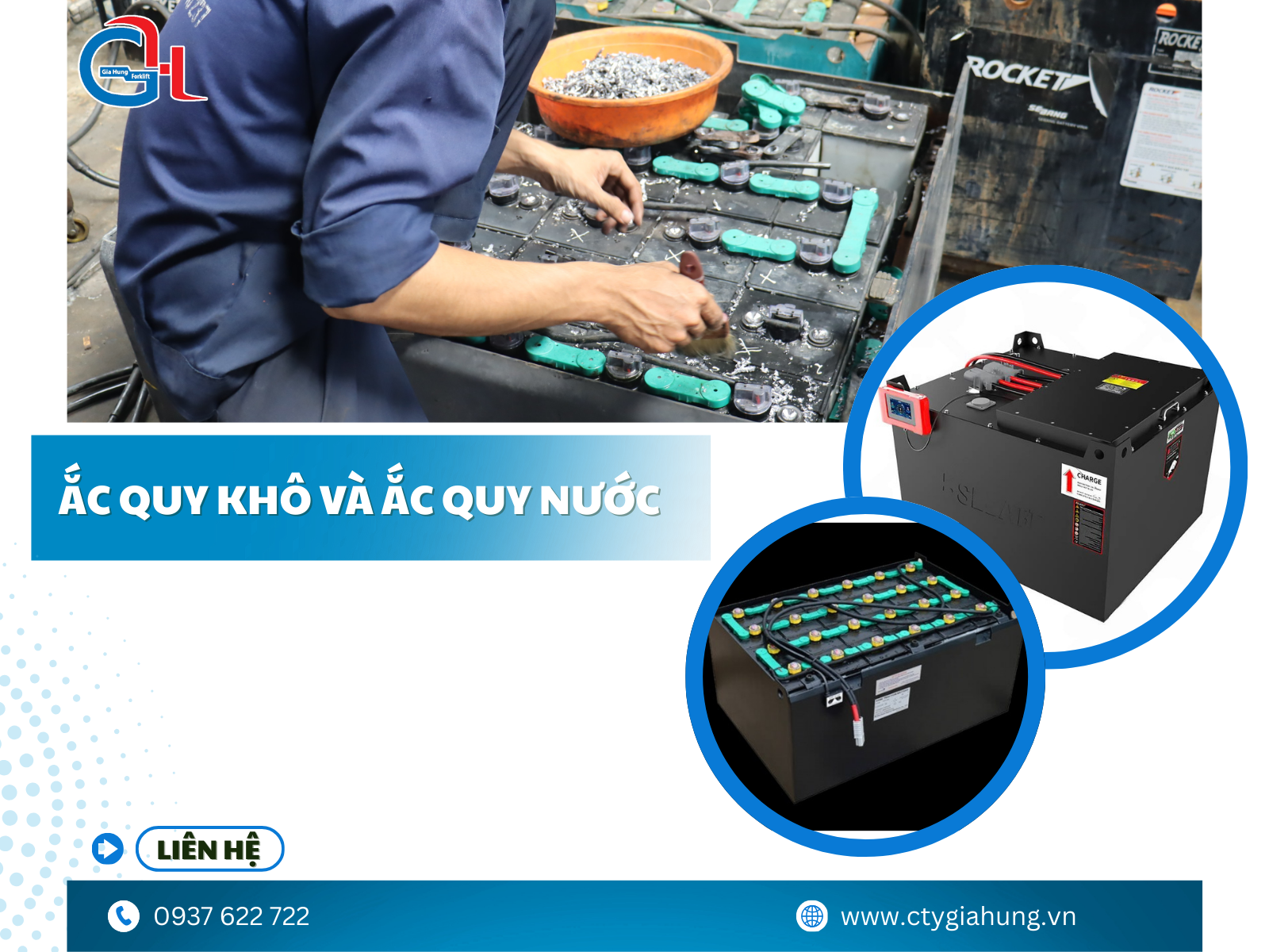 Bình điện xe nâng