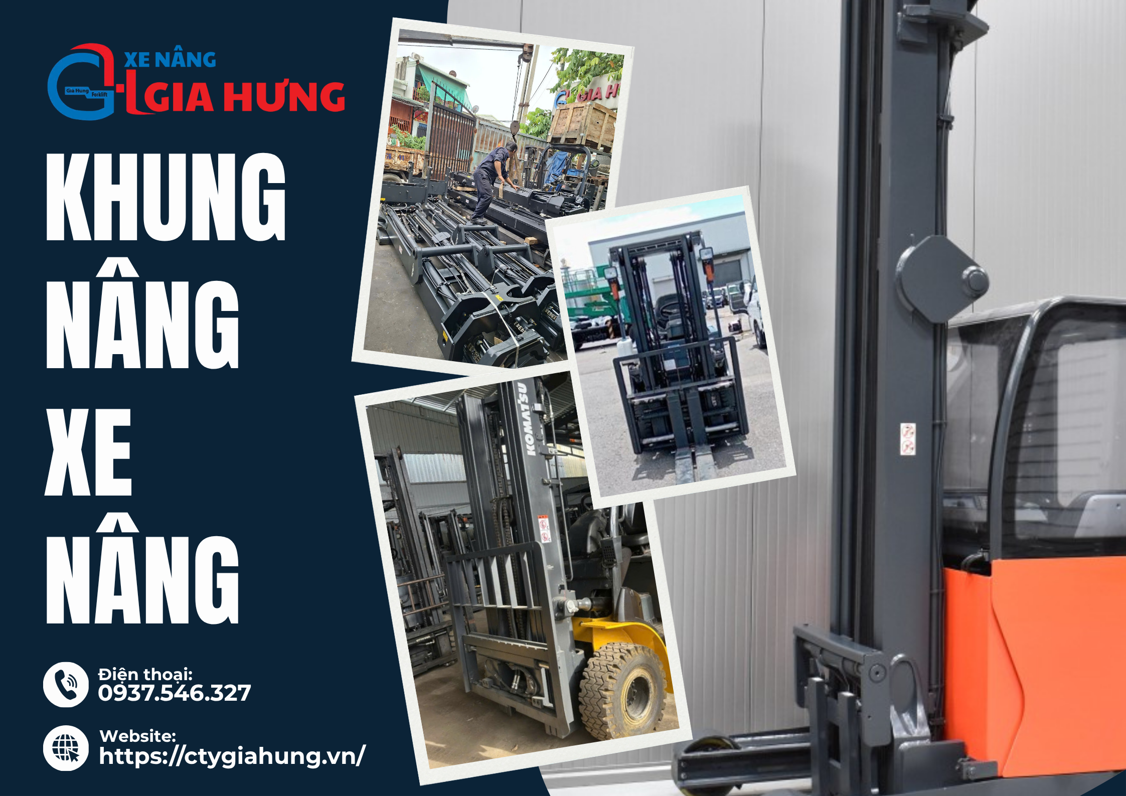 Khung nâng xe nâng