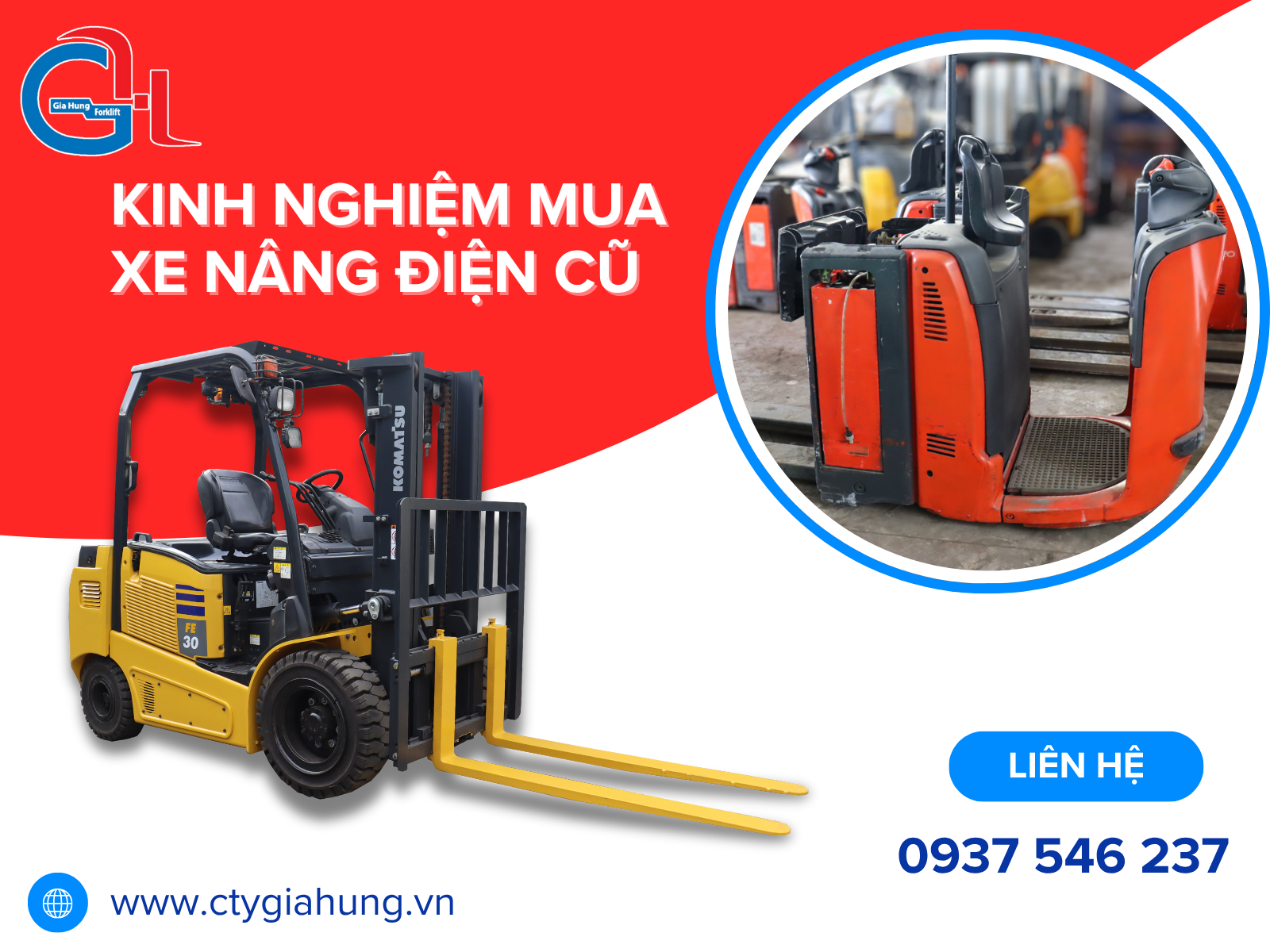 Kinh nghiệm mua xe nâng điện cũ