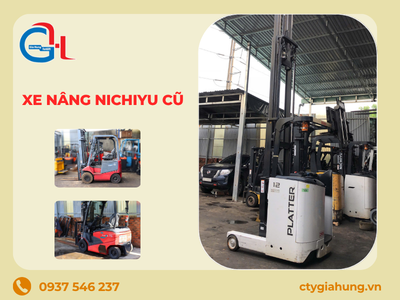 Xe nâng điện Nichiyu cũ