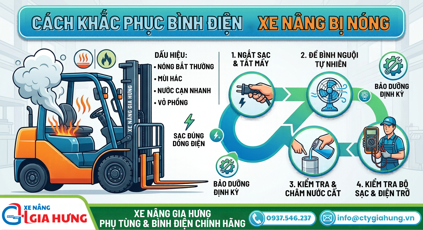Bình điện xe nâng
