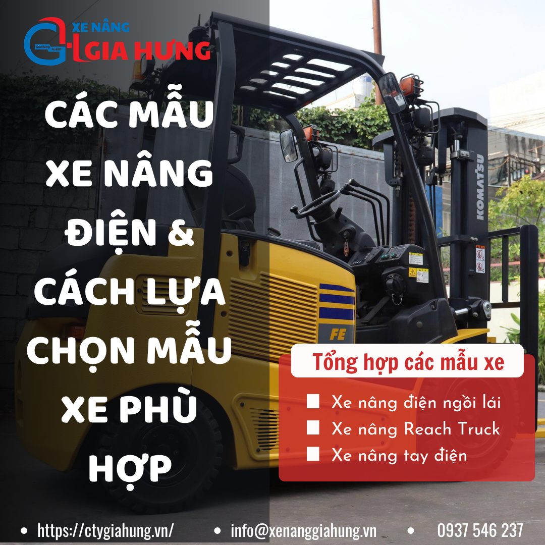 Các mẫu xe nâng điện