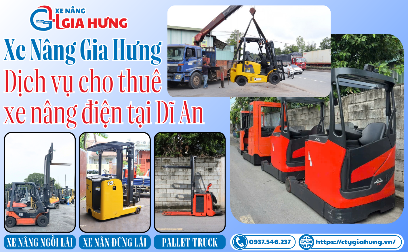 Dịch vụ cho thuê xe nâng điện
