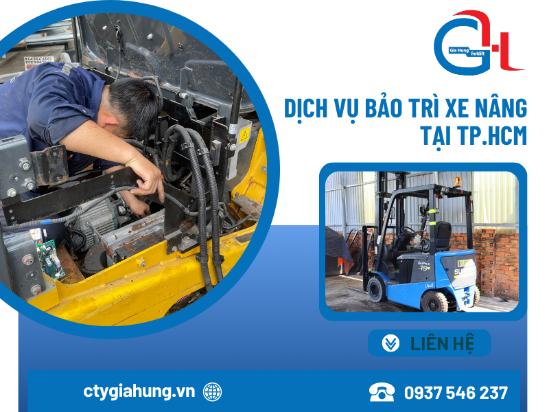 Dịch vụ bảo trì xe nâng điện tại tp HCM