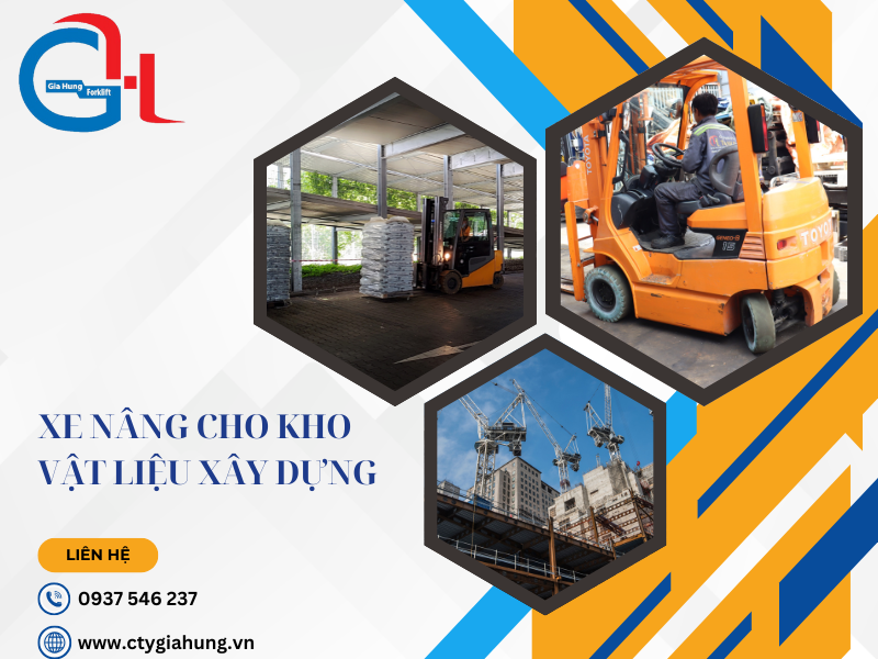 xe nâng vật liệu xây dựng