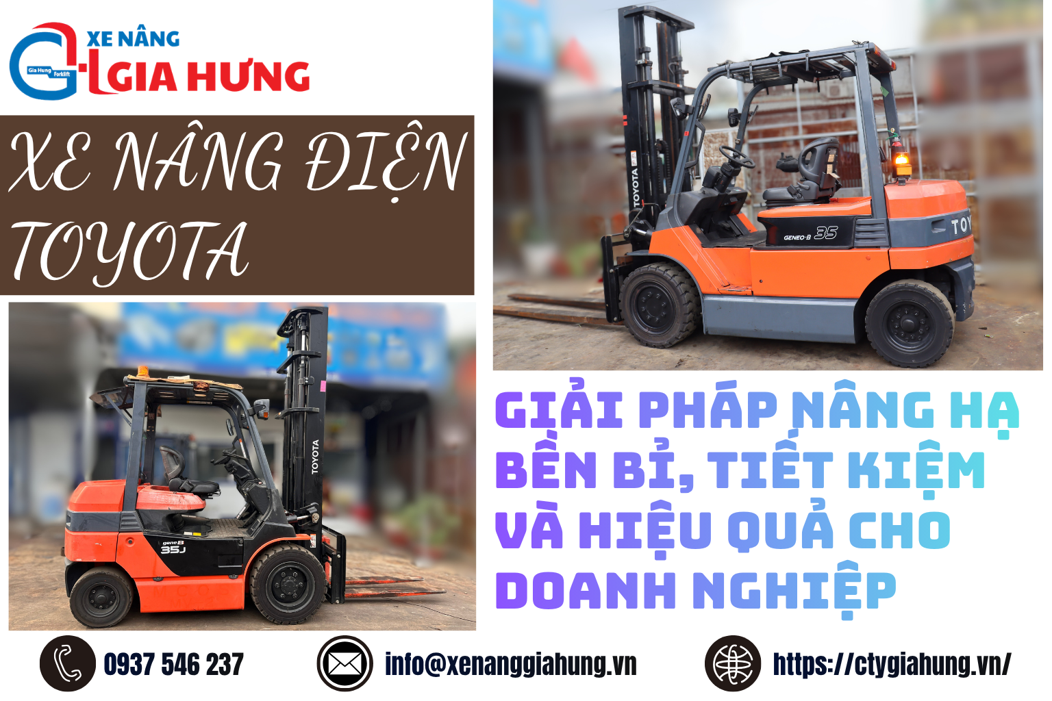 Xe nâng điện TOYOTA