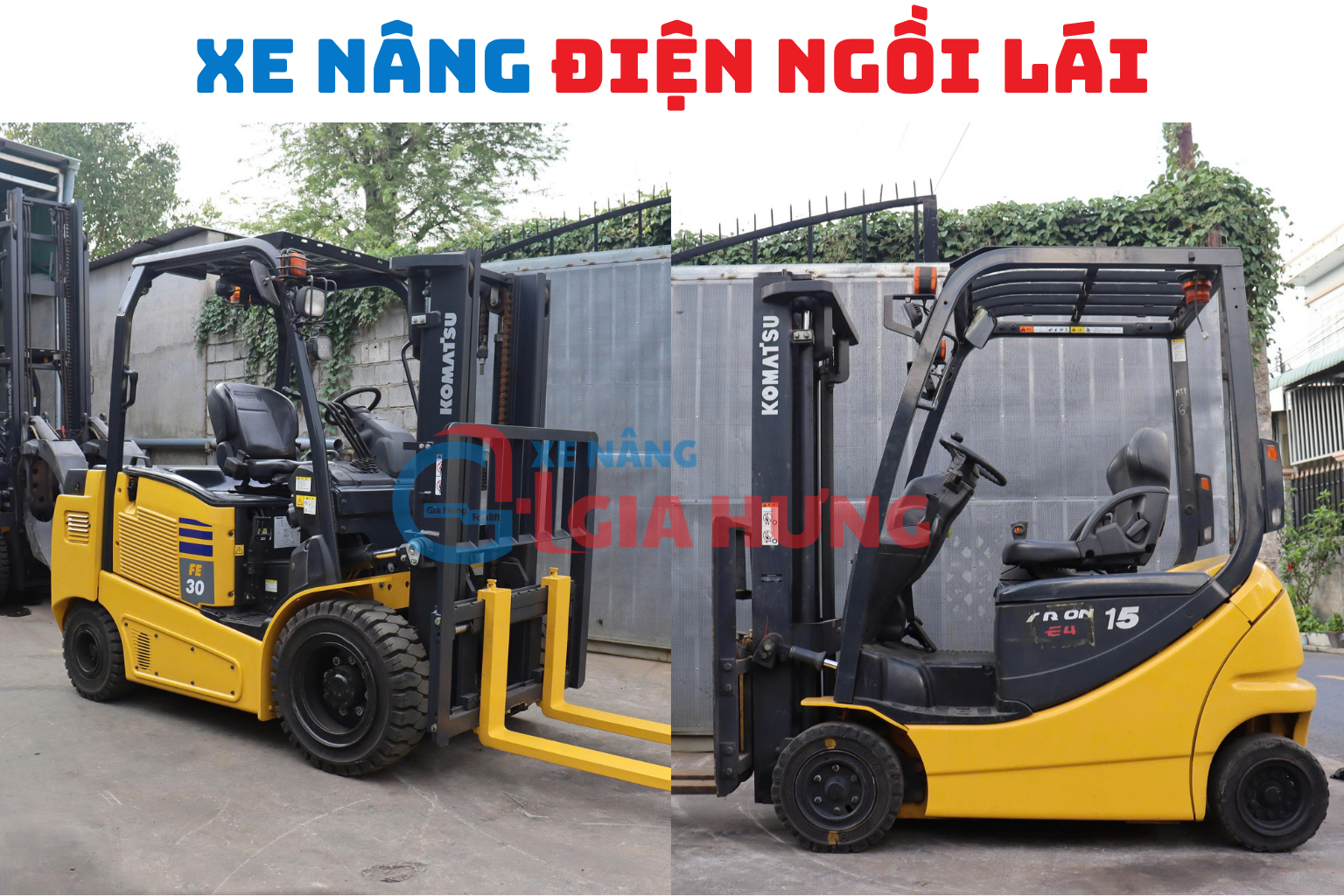 Xe nâng điện ngồi lái