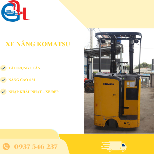 XE NÂNG ĐIỆN KONMATSU 1 TẤN