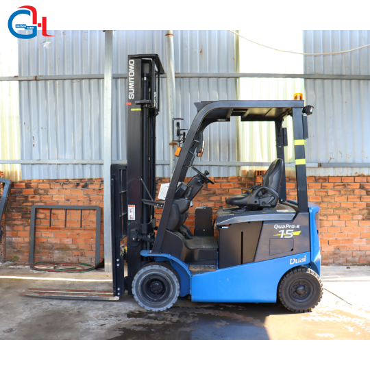 Xe nâng điện ngồi lái Sumitomo 1.5 tấn 