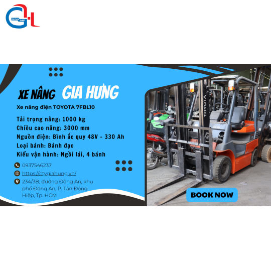 Xe nâng điện Toyota 7FBL10